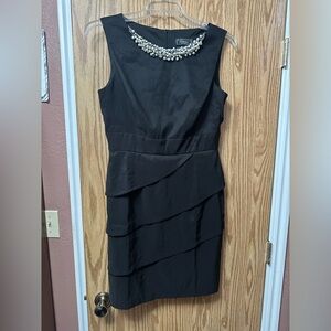 Elegant Black Sleeveless Dress